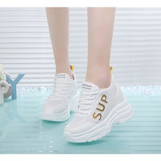 Giày Thể Thao Nữ Mẫu Mới Nhất 2019 ba màu đỏ vàng và bạc