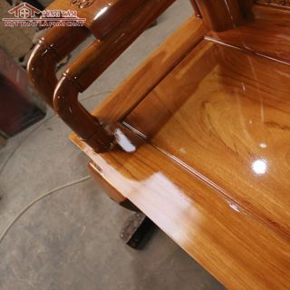Bộ ghế tần thủy hoàng tay 12 6 món gỗ gõ đỏ