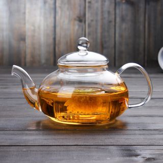 Bộ Ấm Chén Thuỷ Tinh 2 Lớp Bếp Nến