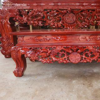 Bộ Sập thờ Mai Điểu gỗ Hương Đỏ