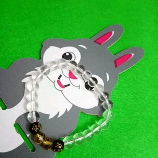 chuỗi đeo tay phong thủy hạt đá trong suốt mix mặt