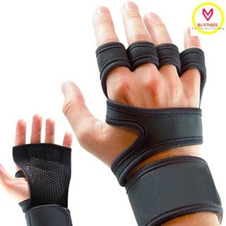 Găng tay tập gym hở ngón LâmSport cực kì thoáng mát