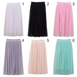 Chân váy tutu lưới 3 lớp dài 65cm