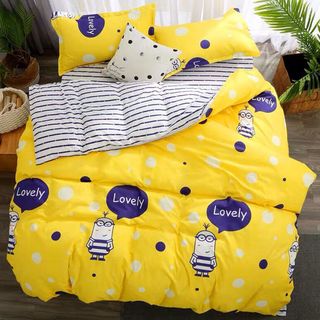 Bộ Chăn Ga Gối Cotton Korea NS208