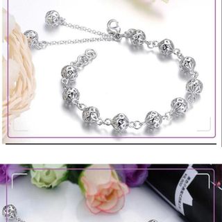 Vòng Đeo Tay Nữ Lắc Tay Nữ Đẹp Vòng Đeo Tay Nữ Lắc Tay Đẹp Cho Nữ Lắc Tay Bạc Nữ Bí Ngô Chất Liệu Bạc Xi