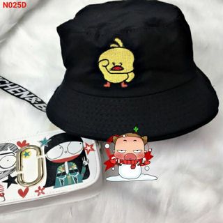 Nón Bucket thêu
