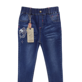 990124-ZM2- Quần jean BGbagge dài1 lớpthêu thỏMade in VietNamsize nhỡ 9-14/ri6combo 6 sản phẩm từ nhỏ đến lớn giá sỉ