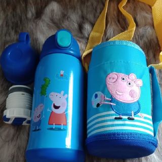 Bình đựng nước 600ml cho bé đi học giữ nhiệt 12 giờ có ống hút và tặng kèm túi vải