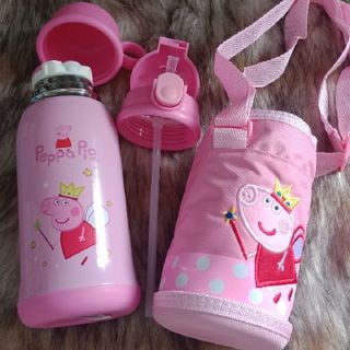 Bình đựng nước 600ml cho bé đi học giữ nhiệt 12 giờ có ống hút và tặng kèm túi vải