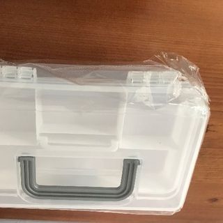 Cốp nhựa cỡ nhỡ đựng đồ 2 tầng