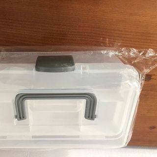 Cốp nhựa cỡ nhỡ đựng đồ 2 tầng