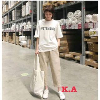 Quần kaki ông sắn ống kèm ảnh thậtA54