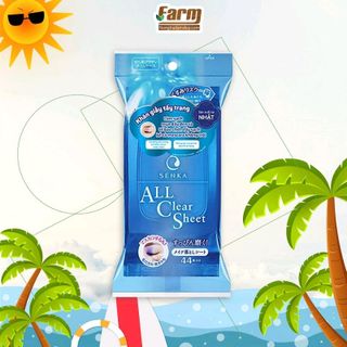 Khăn Giấy Tẩy Trang Senka ALLClear Sheet 44 Tờ