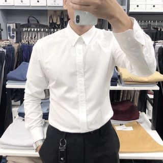 Áo somi trắng dài tay vải cotton 120k - 140k
