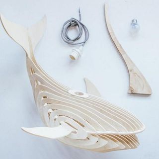 Đèn thả trần hình cá voi trang trí nhà cửa