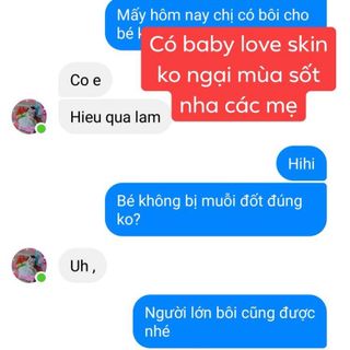 Chuyên phân phối kem xua muỗi baby love skin
