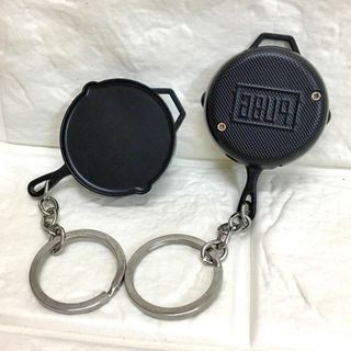 BẬT LỬA - MÓC KHÓA HÌNH CHẢO PUBG KIM LOẠI - XÀI GAS