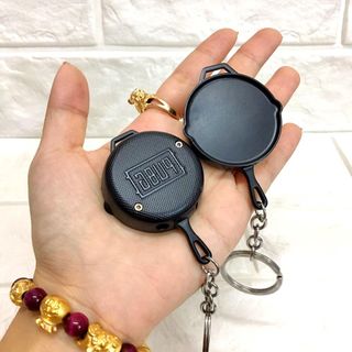BẬT LỬA - MÓC KHÓA HÌNH CHẢO PUBG KIM LOẠI - XÀI GAS