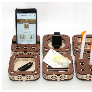 Hộp dể viết điện thoại để đồ văn phòng trang trí