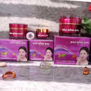 Kem Đào Hồng Đơn Trắng Da - Chống Lão Hóa - Sạm Thâm Quằng Mắt - Chống Nắng 12g Tím