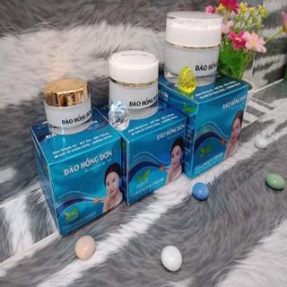 Kem Đào Hồng Đơn dưỡng trắng da - chống lão hóa - chống nắng - 12g Xanh Dương