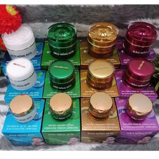 Kem Đào Hồng Đơn dưỡng trắng da - chống lão hóa - chống nắng - 12g Xanh Dương