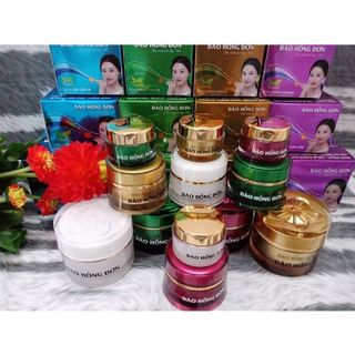 Kem Đào Hồng Đơn dưỡng trắng da - chống lão hóa - chống nắng - 12g Xanh Dương