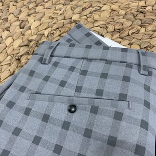 Quần short tây caro