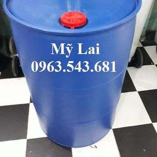 Sỉ thùng phuy nhựa 250 lít phuy nhựa 220 lít đựng hóa chất phuy nhựa 200 lít 2 nắp