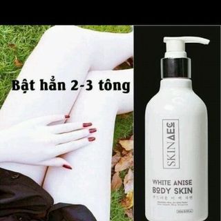 Tắm than hoạt tính white anise body skin