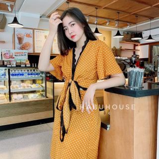 Set Áo Cột Nơ Kèm Chân Váy