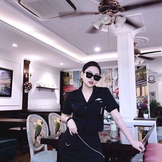 bộ áo kaki quần giả váy đẹp