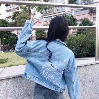 áo khoác jean nữ siêu hot