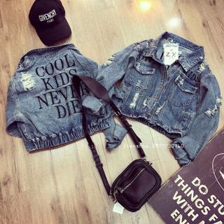 áo khoác jean nữ siêu hot
