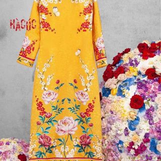Áo Dài Cách Tân Gấm Cao Cấp