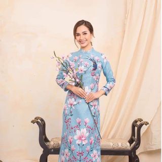 Áo Dài Cách Tân Gấm Cao Cấp