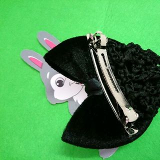 kẹp tóc búi lưới màu đen