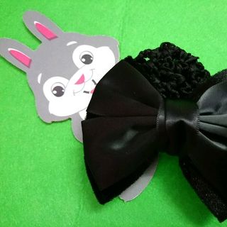 kẹp tóc búi lưới màu đen
