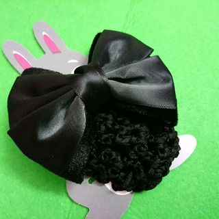 kẹp tóc búi lưới màu đen