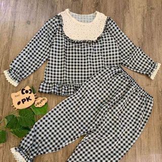 Set tiểu thư phối ren chất voan lụa cao cấp