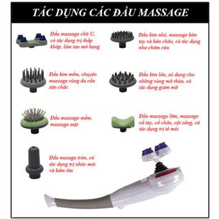 Máy mát xa cầm tay 7 đầu