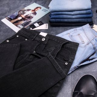 QUẦN JEANS SKINNY QUẦN JEAN ỐNG CONO QUẦN JEAN HAN QUỐC