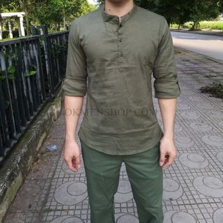 Bán sỉ áo đũi nam - áo sơ mi đũi giá buôn