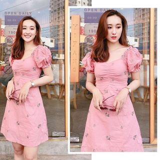 đầm nơ hở lưng