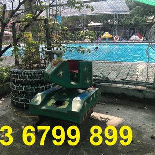 Tàu sắt máy bay xe tăng chim thú trang trí công viên khu vui chơi