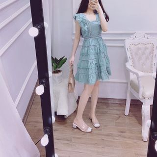 Đầm Dự Tiệc Ren Cánh Tiên