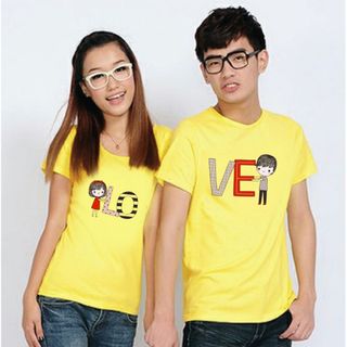 Áo thun cặp đôi năng động ngày hè A3