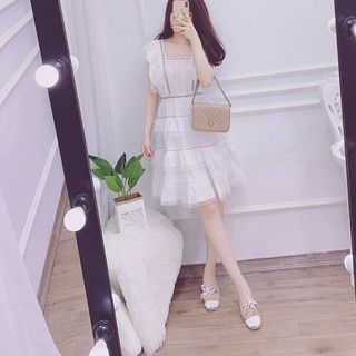 Đầm Dự Tiệc Ren Cánh Tiên