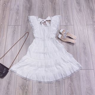 Đầm Dự Tiệc Ren Cánh Tiên