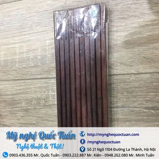Túi 10 đôi đũa gỗ trắc hàng chuẩn không sử dụng hóa chất